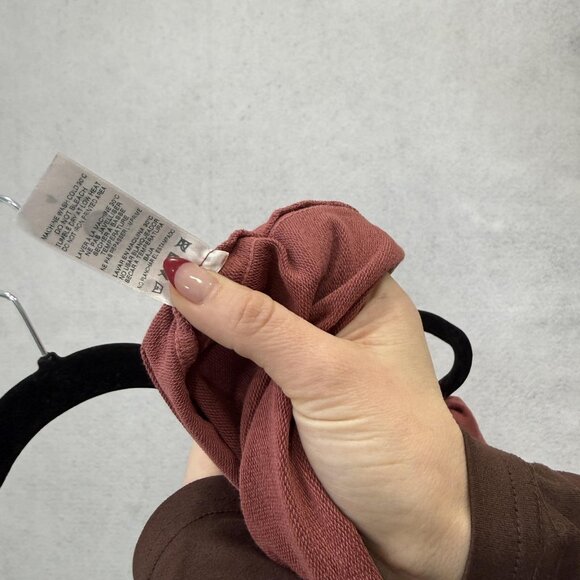 Sundry Skirt Womens 4 Red Jersey Drawstring Elastic Waist Knee Length Stretch - Picture 4 of 8